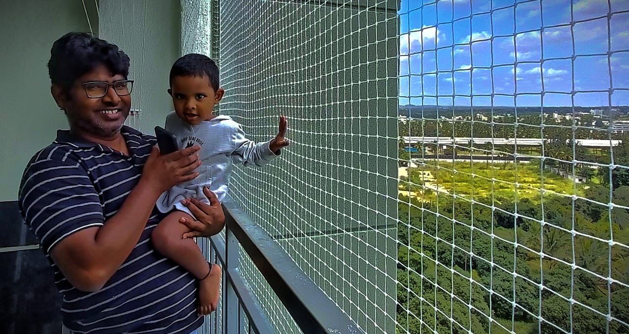 Children Safety Net Installation by DSK